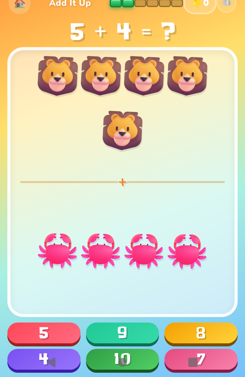 Addition game